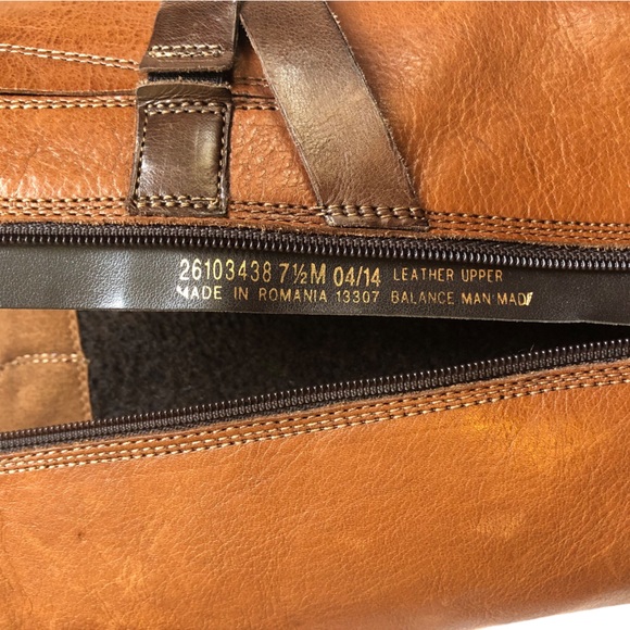 Clarks Maymie Stellar Women 7.5M Brown Leather‎ Tall Heeled Riding Boots - Picture 12 of 16